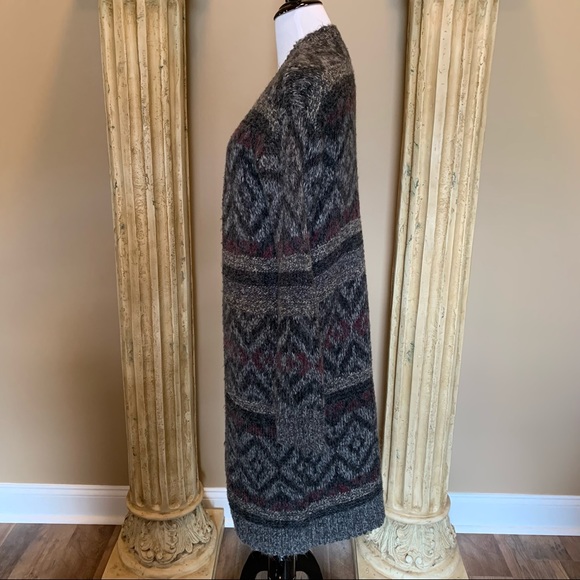 Universal thread chunky patterned long sweater cardigan - Picture 7 of 14